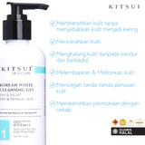 KITSUI Korean White Cleanser | Normal & Dry Skin | Facewash