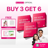 [BUY 3 GET 6] KITSUI Pop White x3 [FREE 2x Belloss Fiber 1's + 1x Whitie Snow 1’s]