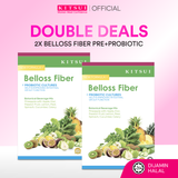[Double Deals] 2x Belloss Pre+Probiotic - Halal Detox Fiber Drink | Sembelit | Prebiotics Probiotics Drink