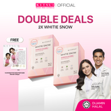 [Double Deals] 2x Whitie Snow 17's x 15g | Probiotic | Prebiotic | Pencerahan Kulit | Niacinamide