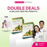 [Double Deals] 2x Belloss Pre+Probiotic - Halal Detox Fiber Drink | Sembelit | Prebiotics Probiotics Drink