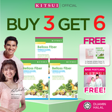 [BUY 3 GET 6] KITSUI Belloss Pre+Probiotic x3 [FREE 1x Whitie Snow 1's + 2x Belloss Fiber 1's] Supplement | Halal | Prebiotik + Probiotik | Sokong Penghadaman Sihat