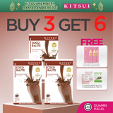 [BUY 3 GET 6] KITSUI Coco Xslite x3 [FREE 2x Whitie Snow 1's + 1x Belloss Fiber 1's]
