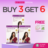 [BUY 3 GET 6] KITSUI Puraria B UP x3 [FREE 2x Whitie Snow 1's + 1x Belloss Fiber 1's] Supplement | Halal | Nutrisi Semula Jadi Untuk Sokong Kesihatan Dalaman Wanita