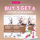 [BUY 3 GET 6 SALES] KITSUI Coffee Xslim Shapez x3 [Free Sample Belloss  2's X2 | Shaker]