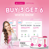 [BUY 3 GET 6] KITSUI Whitie Snow x3 [Free 1x Whitie Snow + 1x Whitie Snow 2's + 1x Belloss Fiber 2's]