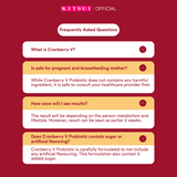 [BUY 3 GET 6] KITSUI Cranberry V x3 [FREE 1x Kitsui Handheld Mirror + 1x Belloss Fiber 1's +  1x Whitie Snow 1’s]