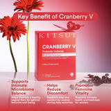 [BUY 3 GET 6] KITSUI Cranberry V x3 [FREE 2x Belloss Fiber 1's +  1x Whitie Snow 1’s]