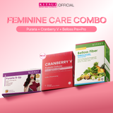 KITSUI [Feminine Care Combo] 1x Puraria B Up + 1x Cranberry V + 1x Belloss Pre+Pro/Belloss Fiber