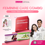 KITSUI [Feminine Care Combo] 1x Puraria B Up + 1x Cranberry V + 1x Belloss Pre+Pro/Belloss Fiber