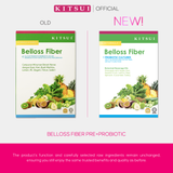 [BUY 3 GET 6] KITSUI Belloss Pre+Probiotic x3 [FREE 1x Whitie Snow 1's + 2x Belloss Fiber 1's] Supplement | Halal | Prebiotik + Probiotik | Sokong Penghadaman Sihat