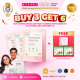 [BUY 3 GET 6] KITSUI Whitie Snow x3 [FREE 1x Whitie Snow 1's + 2x Belloss Fiber 1's]