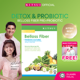 KITSUI Belloss Pre + Probiotic 15's x 12g | Detox | Bloating | Digestive Support