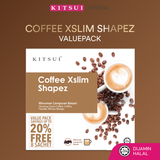 [VALUEPACK] KITSUI Coffee Xslim Shapez - Mocha Flavour 27's + 8's x 15g