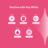 NEW [Mix Match] KITSUI Pop White + Cranberry V