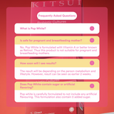 NEW [Mix Match] KITSUI Pop White + Cranberry V