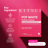 [NEW] KITSUI Pop White 17's x 2g -  Berry Probiotic Supplement