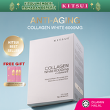 Kitsui Collagen White 6000mg + L-Glutamine (15gx15s)