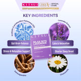 KITSUI  Rilax Nite Lavender (17's x 2g) | Night Routine Drink | Sleep Support, Bantu Minda Tenang & Tidur Lebih Lena
