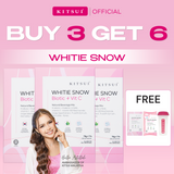 [BUY 3 GET 6] KITSUI Whitie Snow x3 [Free 1x Whitie Snow + 1x Sample Whitie Snow 2's + 1x Shaker] Supplement