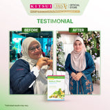 KITSUI Belloss Pre + Probiotic 15's x 12g | Minuman Kesihatan Usus | Prebiotic + Probiotic |  Bloating & Detox Support | Halal